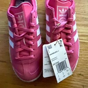Adidas Pink Suede sneakers for girls